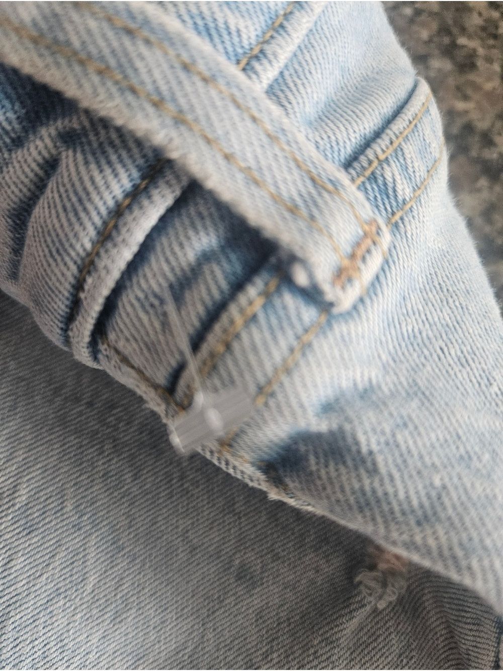Abercrombie & Fitch Curve Love The Dad High Rise Jeans 25 Light Wash - Picture 3 of 8